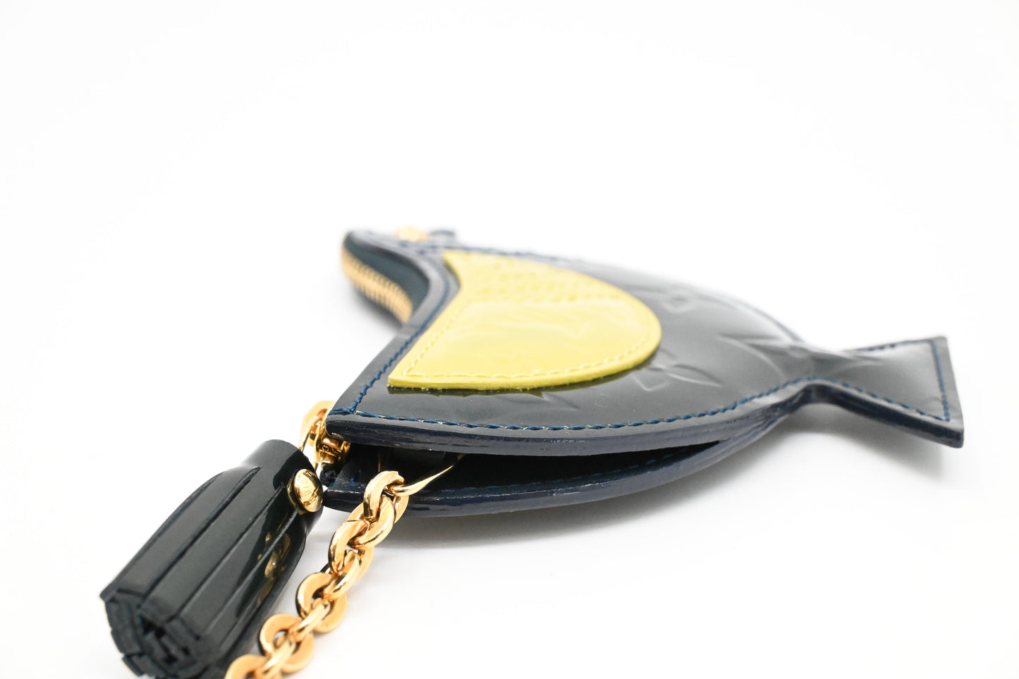 Louis Vuitton Oiseau Key Case in Green Vernis Leather