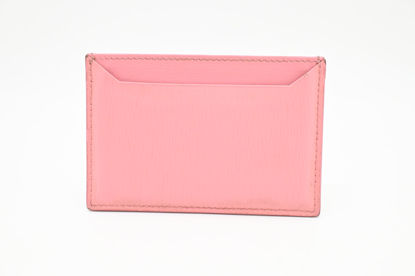 Prada Card Holder in Pink Leather