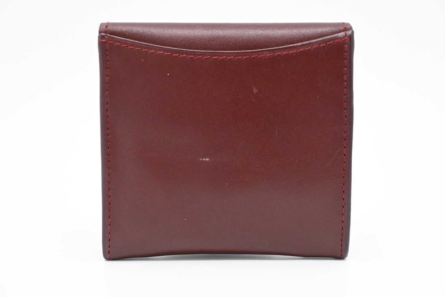 Cartier Coin Case in Burgundy Leather