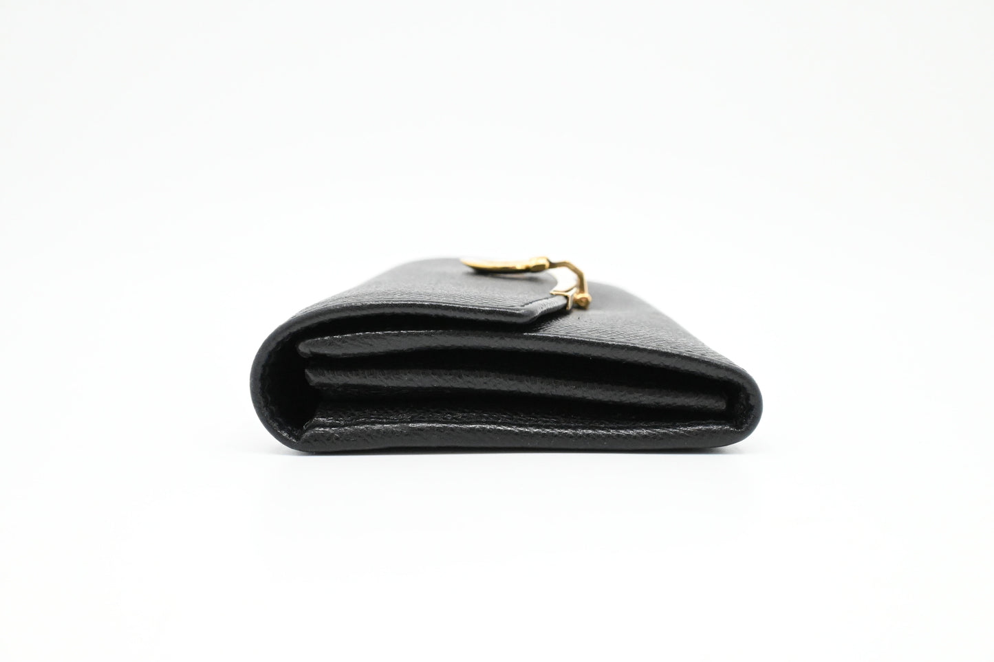Ferragamo Wallet in Black Leather