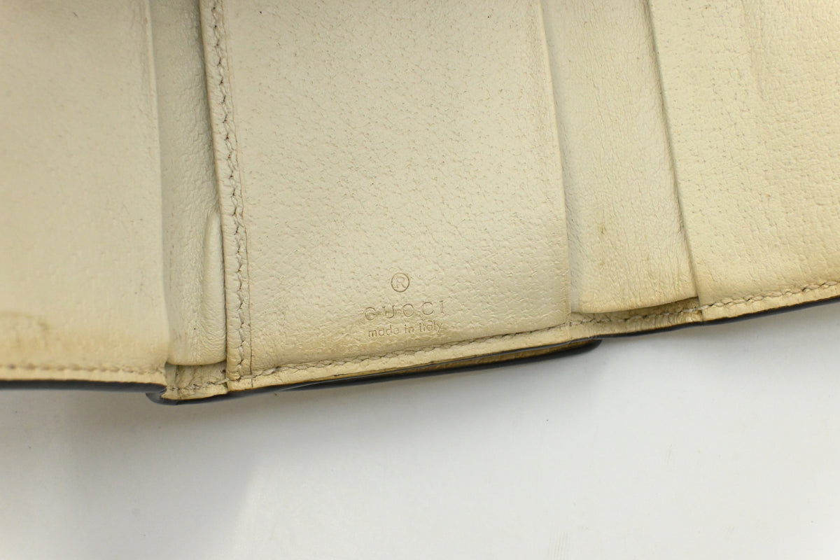 Gucci Ophidia Compact Wallet in GG Supreme Canvas