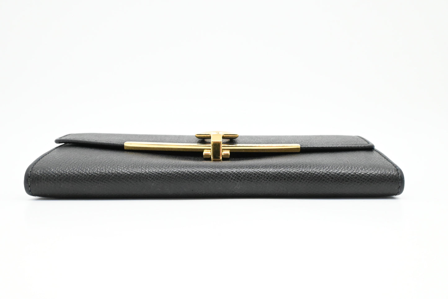 Ferragamo Wallet in Black Leather