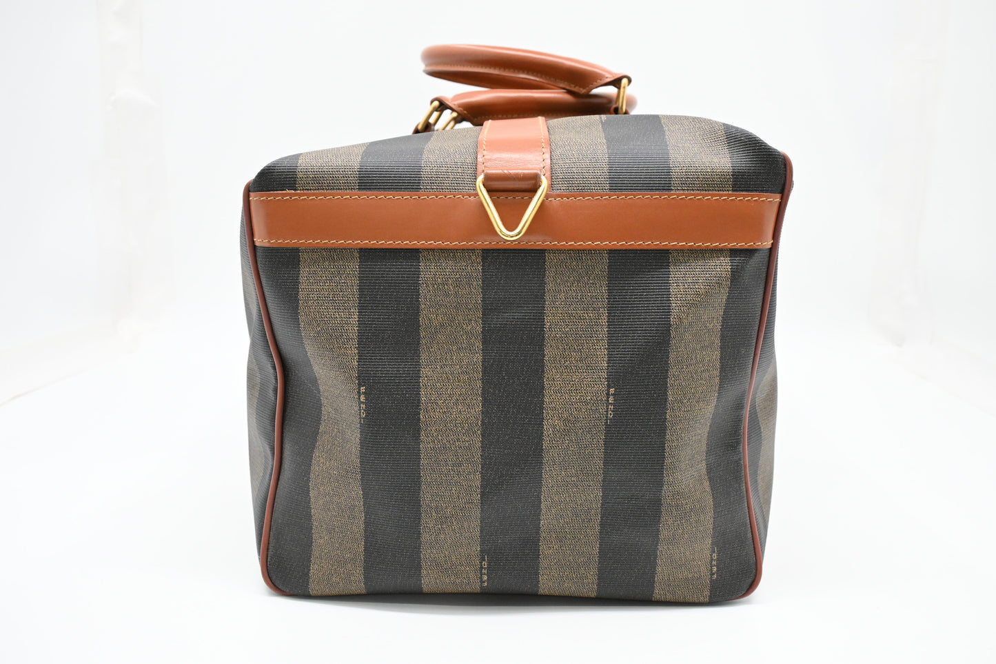Fendi Travel Bag in Stripped Pequin Canvas