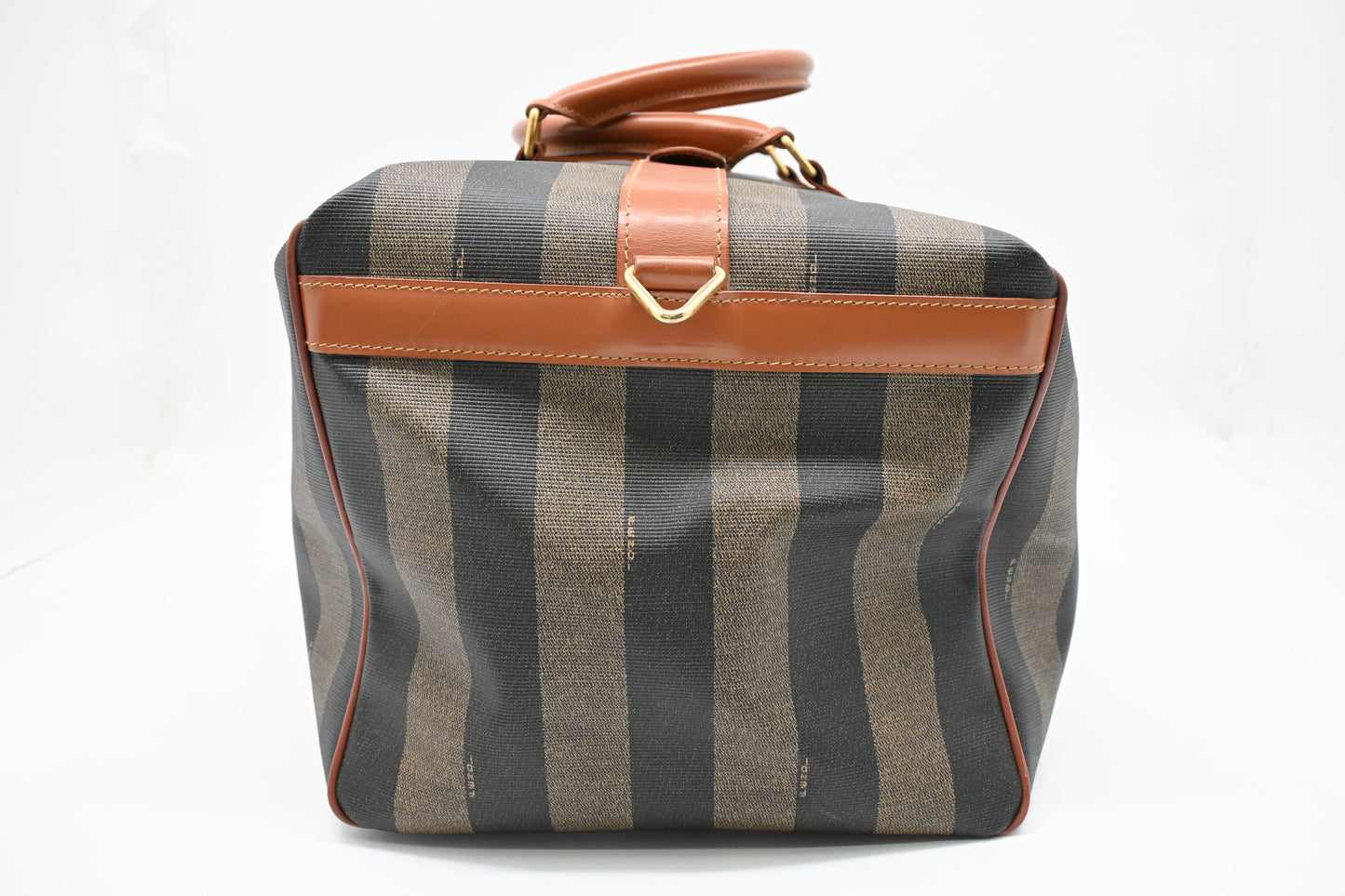 Fendi Travel Bag in Stripped Pequin Canvas