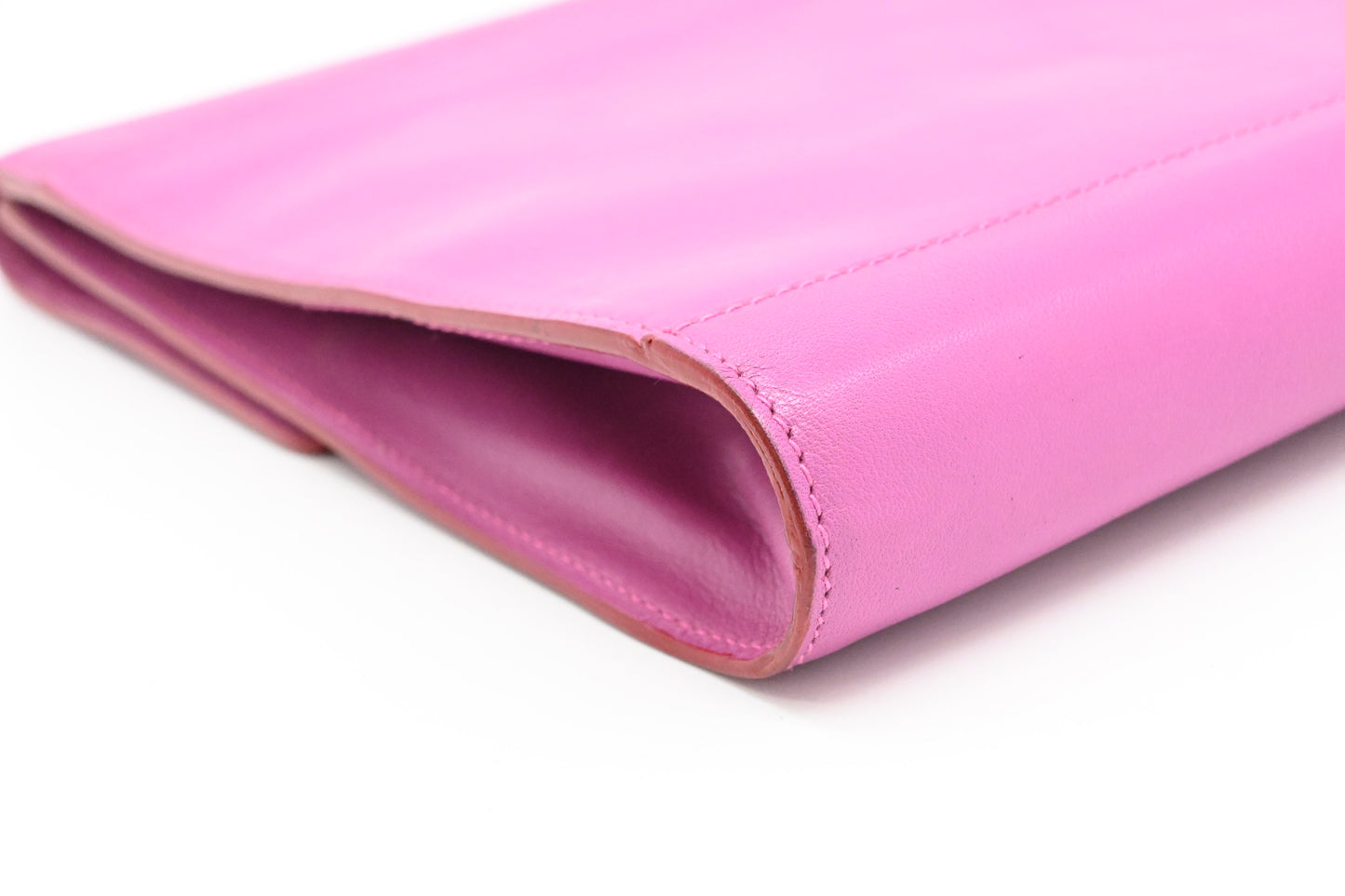 Celine Clutch in Magenta Leather