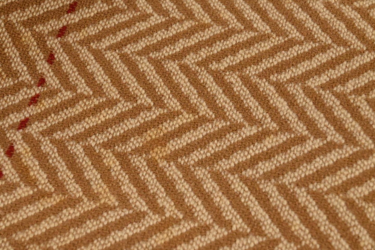 Hermes Blanket in Brown and Beige Merino Wool and Chasmere