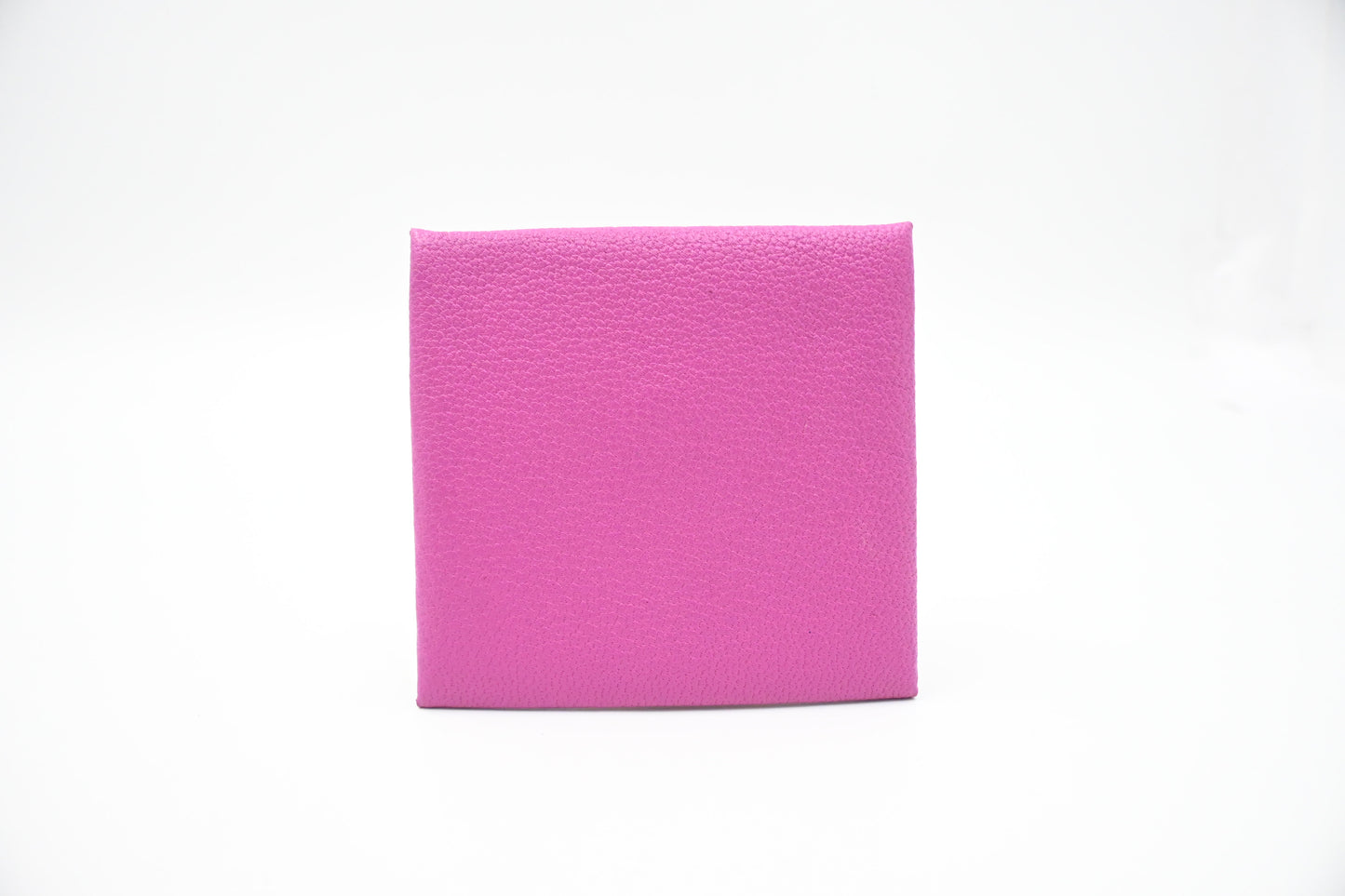 Hermes Bastia Coin Case in Fuchsia Epsom Leather