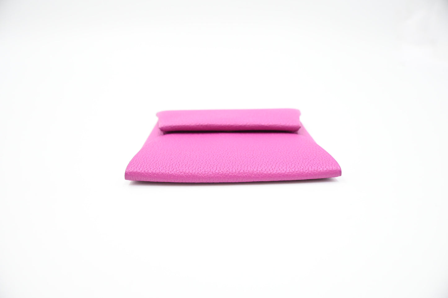 Hermes Bastia Coin Case in Fuchsia Epsom Leather