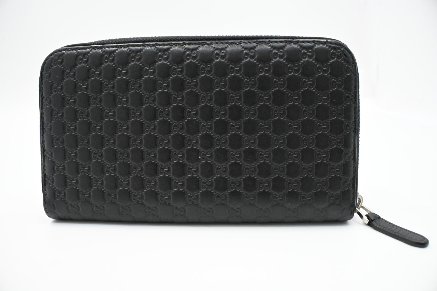 Gucci Long Wallet in Black Microguccissima Leather