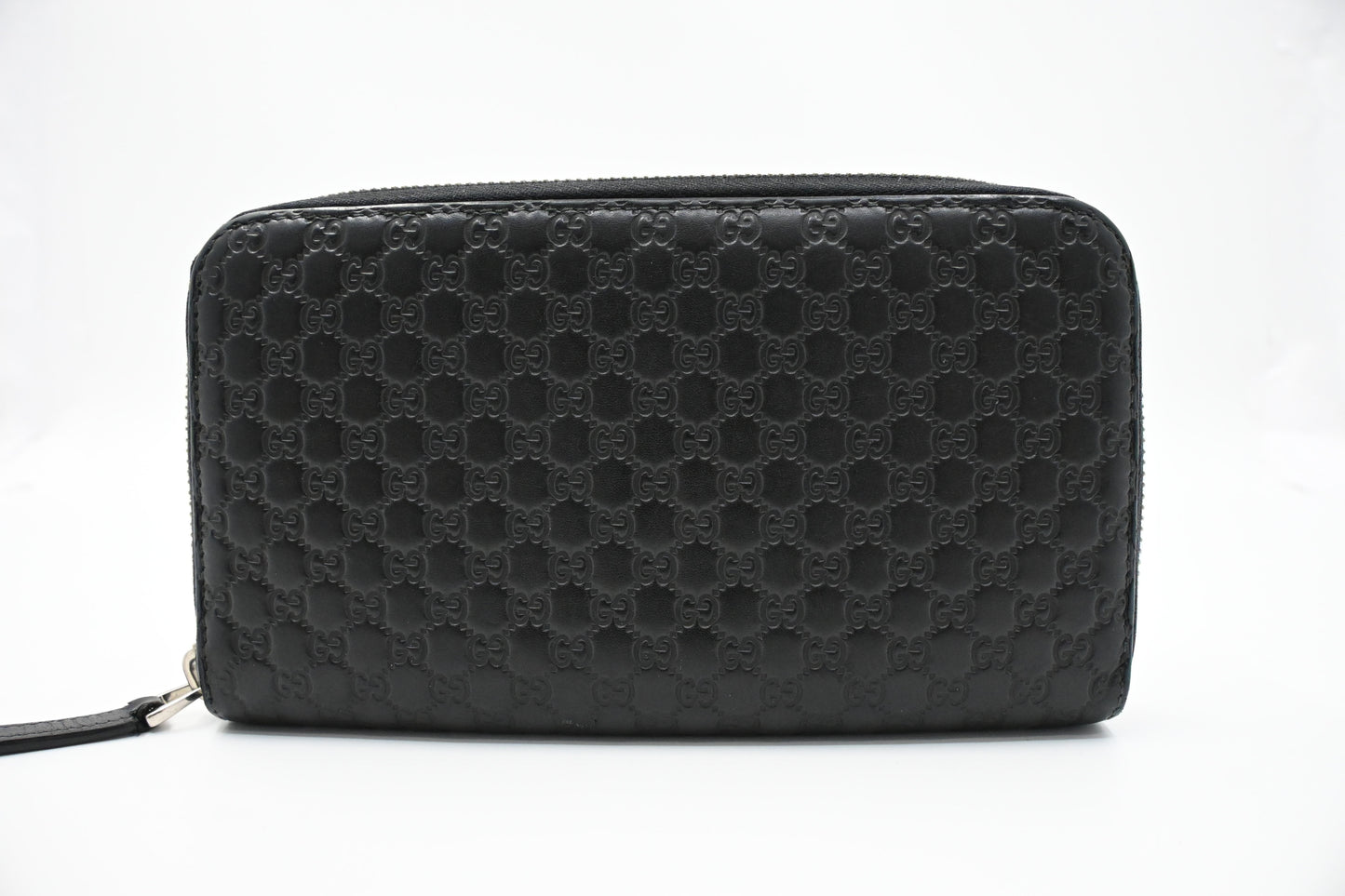Gucci Long Wallet in Black Microguccissima Leather