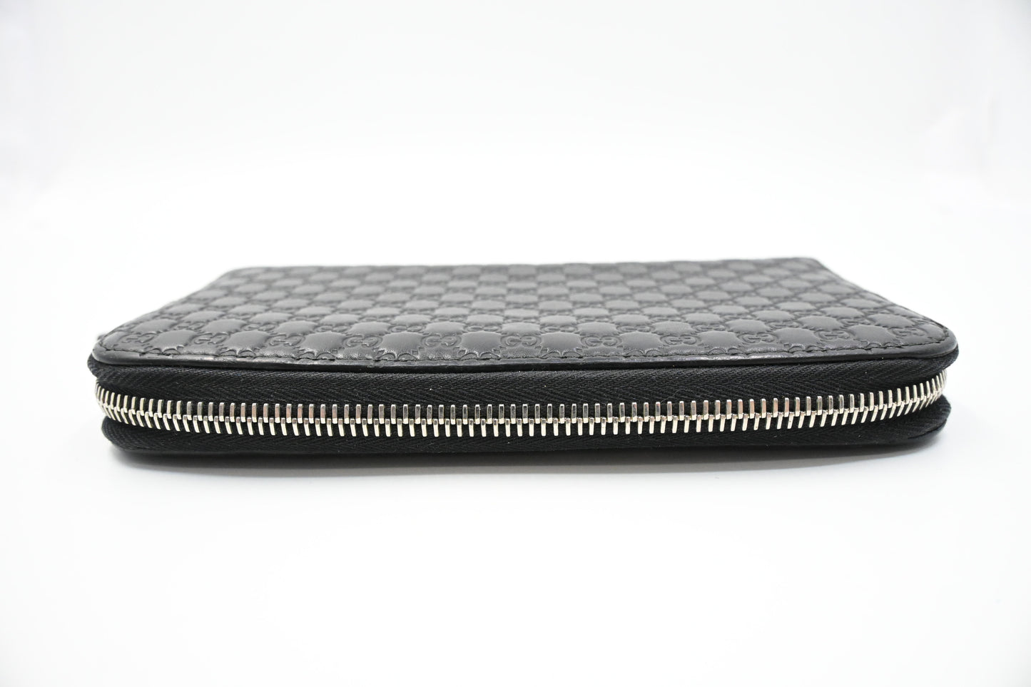 Gucci Long Wallet in Black Microguccissima Leather
