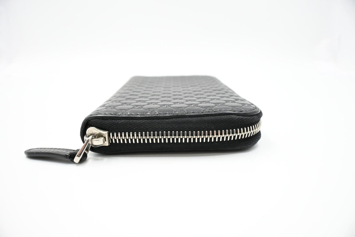 Gucci Long Wallet in Black Microguccissima Leather
