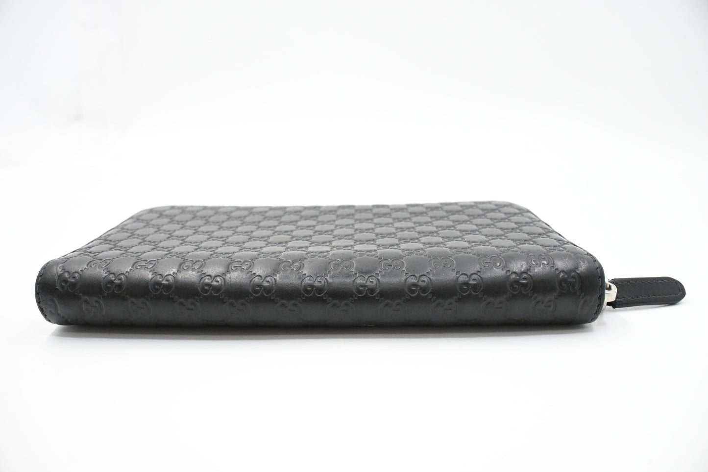 Gucci Long Wallet in Black Microguccissima Leather
