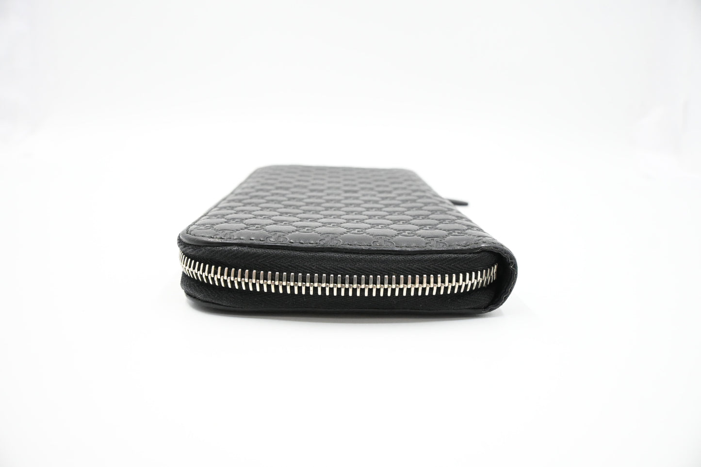 Gucci Long Wallet in Black Microguccissima Leather