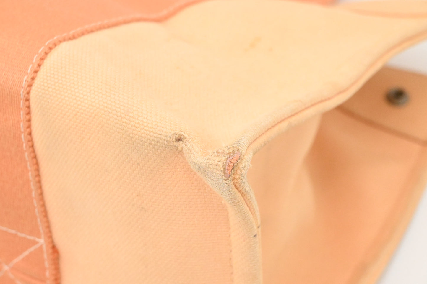 Hermes Bora Bora Tote in Orange Canvas