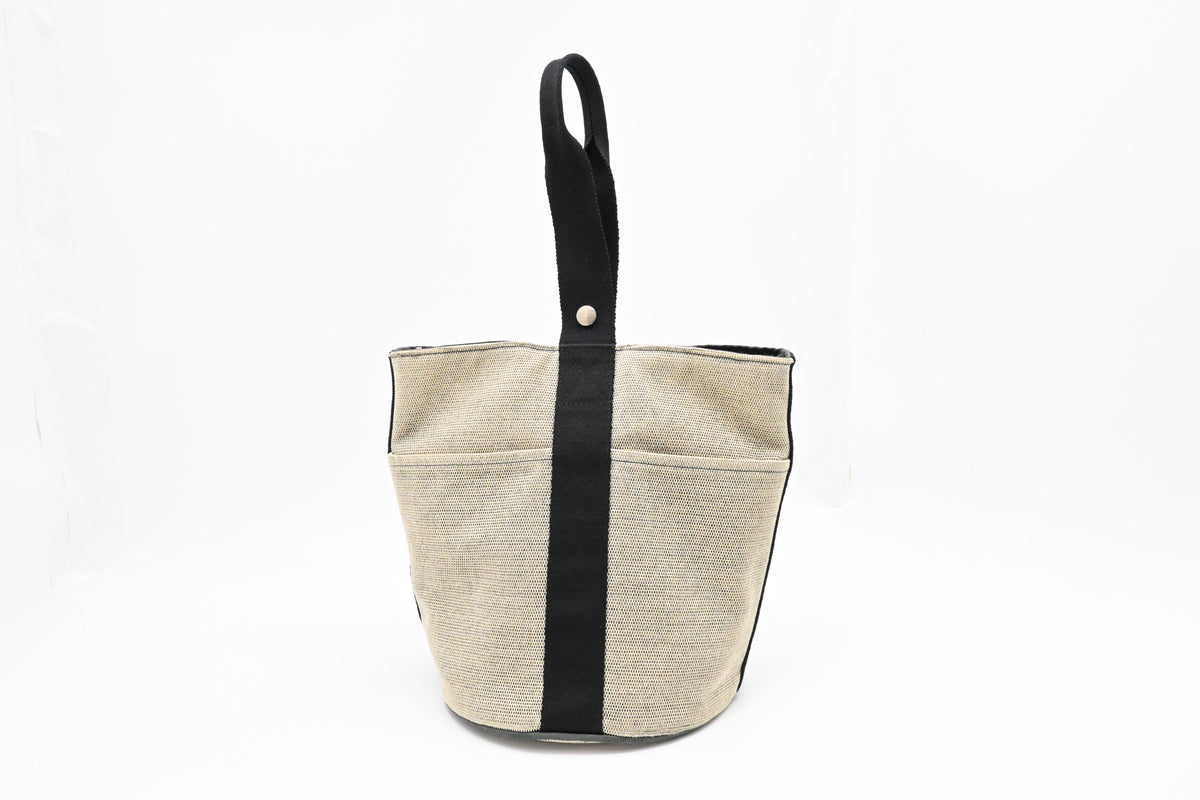 Hermes Saxo in Beige Canvas
