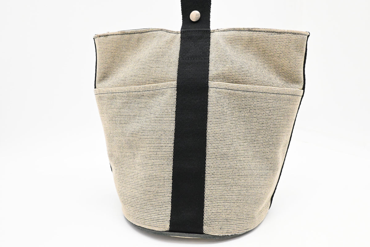 Hermes Saxo in Beige Canvas