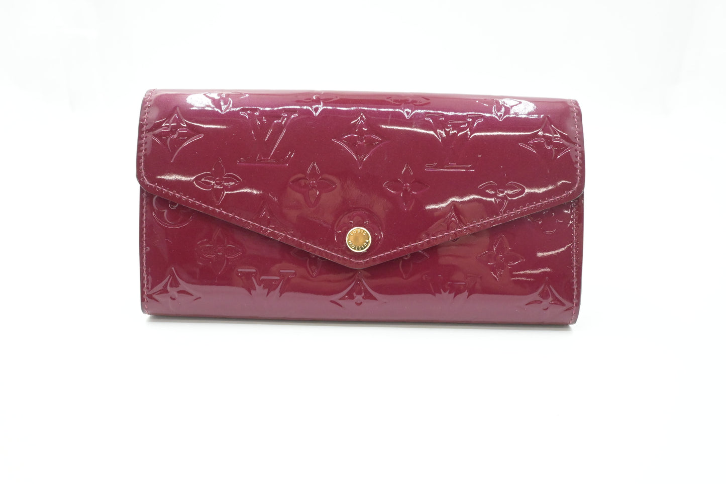 Louis Vuitton Sarah Wallet in Indian Rose Vernis Leather