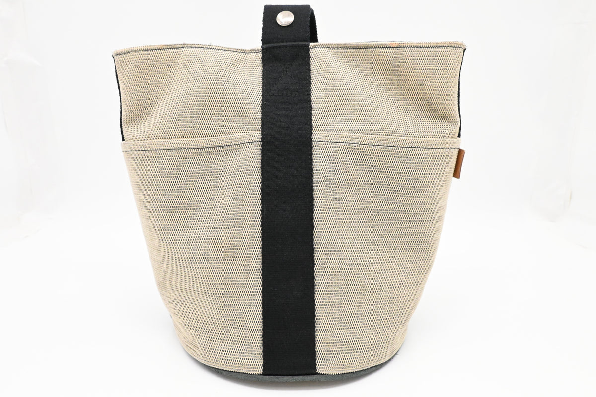 Hermes Saxo in Beige Canvas