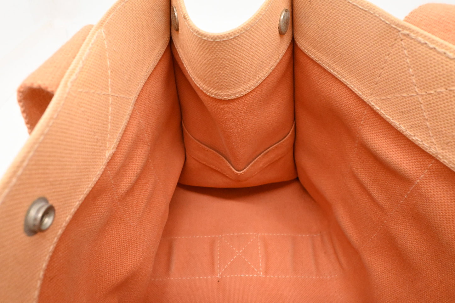 Hermes Bora Bora Tote in Orange Canvas