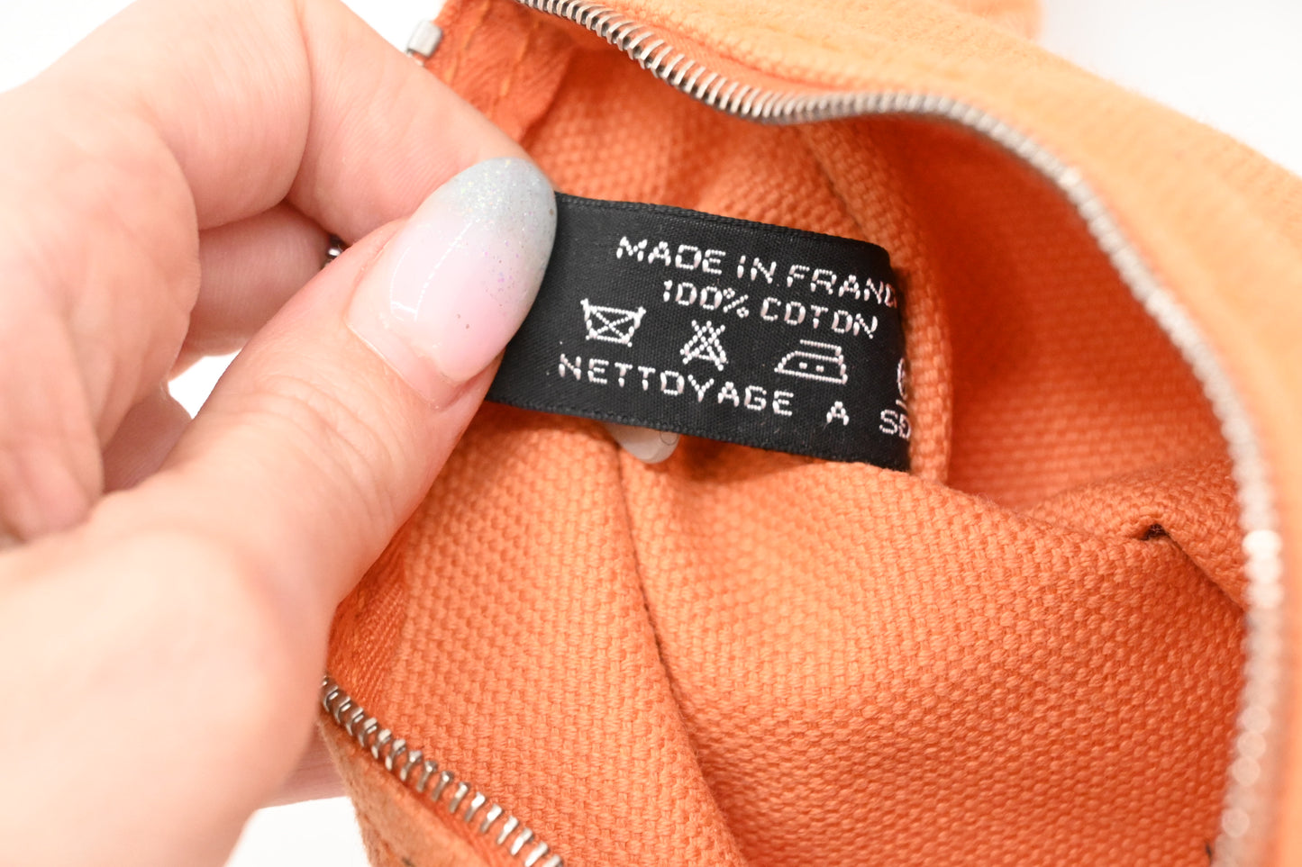 Hermes Bora Bora Tote in Orange Canvas