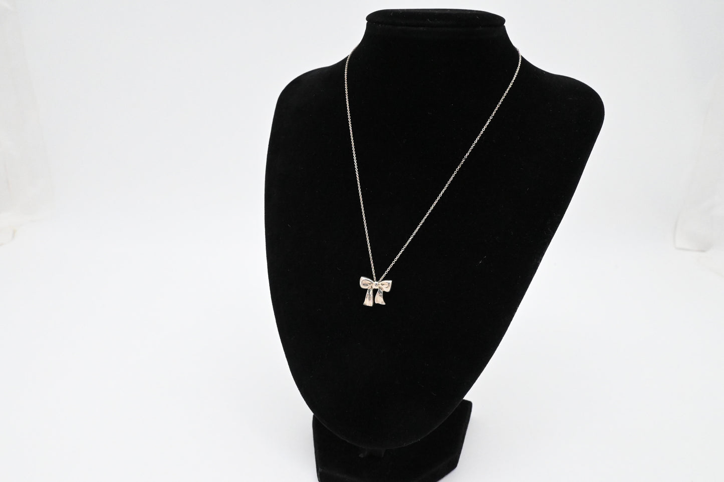 Tiffany & Co. Bow Necklace in Sterling Silver