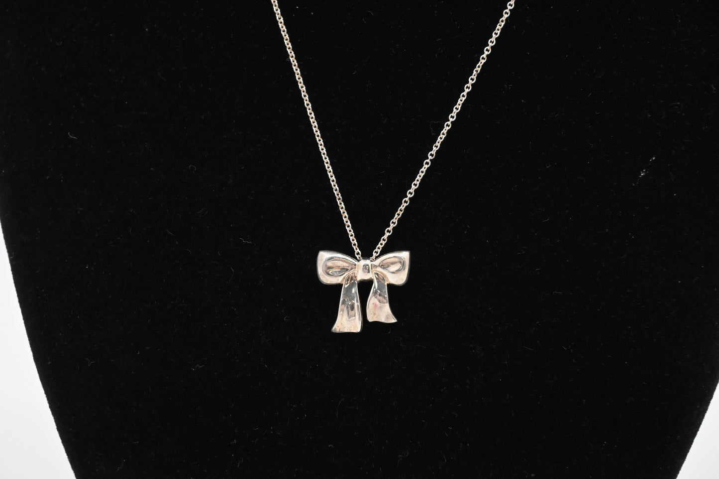 Tiffany & Co. Bow Necklace in Sterling Silver
