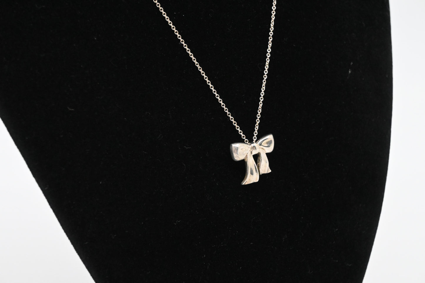 Tiffany & Co. Bow Necklace in Sterling Silver