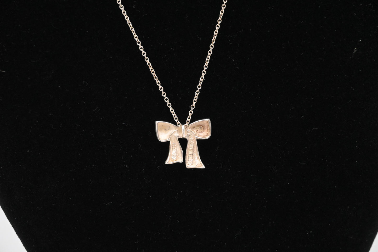 Tiffany & Co. Bow Necklace in Sterling Silver