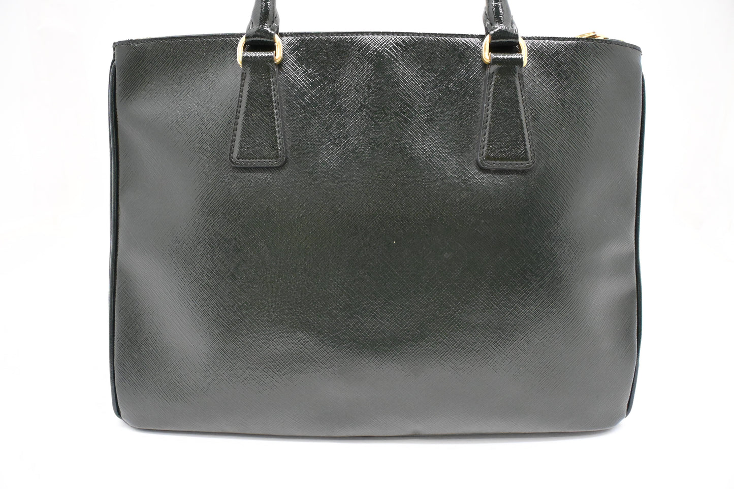 Prada Large Galleria in Dark Green Saffiano Leather