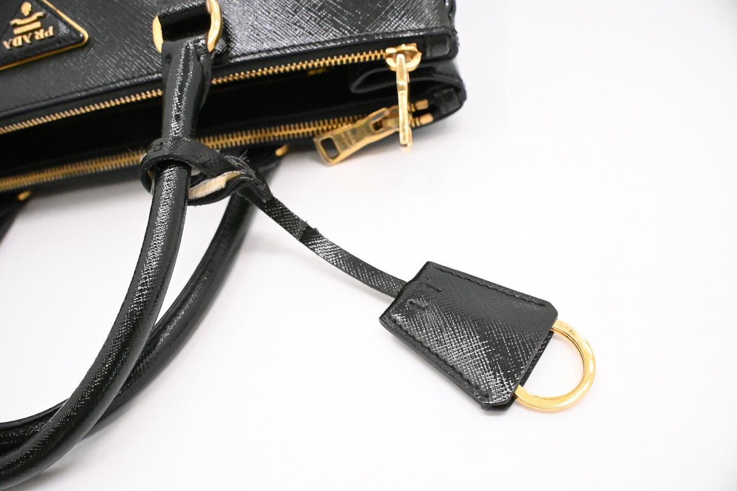 Prada Large Galleria in Dark Green Saffiano Leather