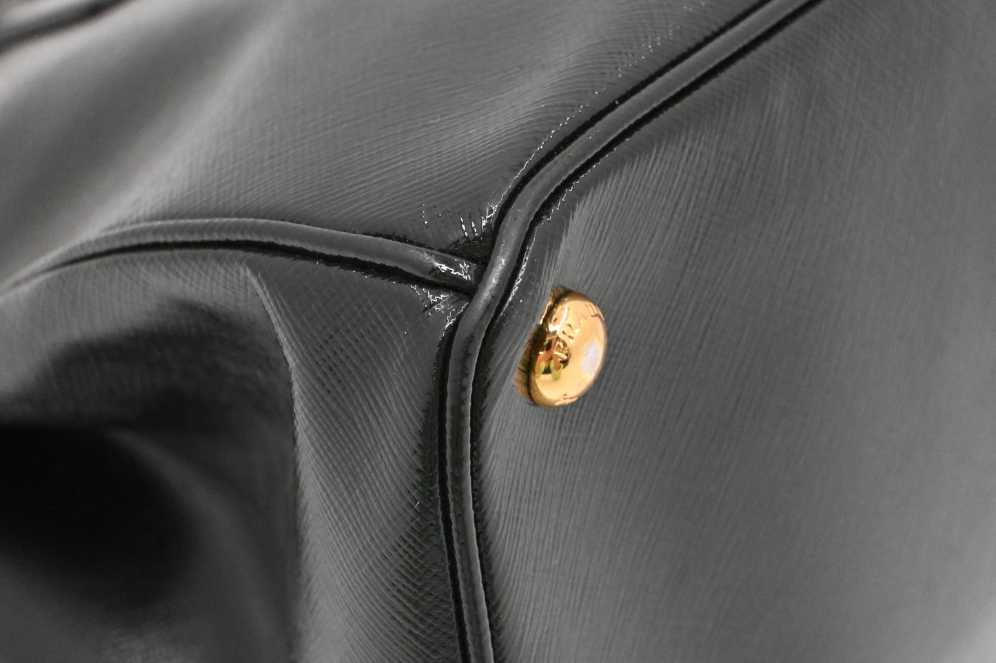 Prada Large Galleria in Dark Green Saffiano Leather