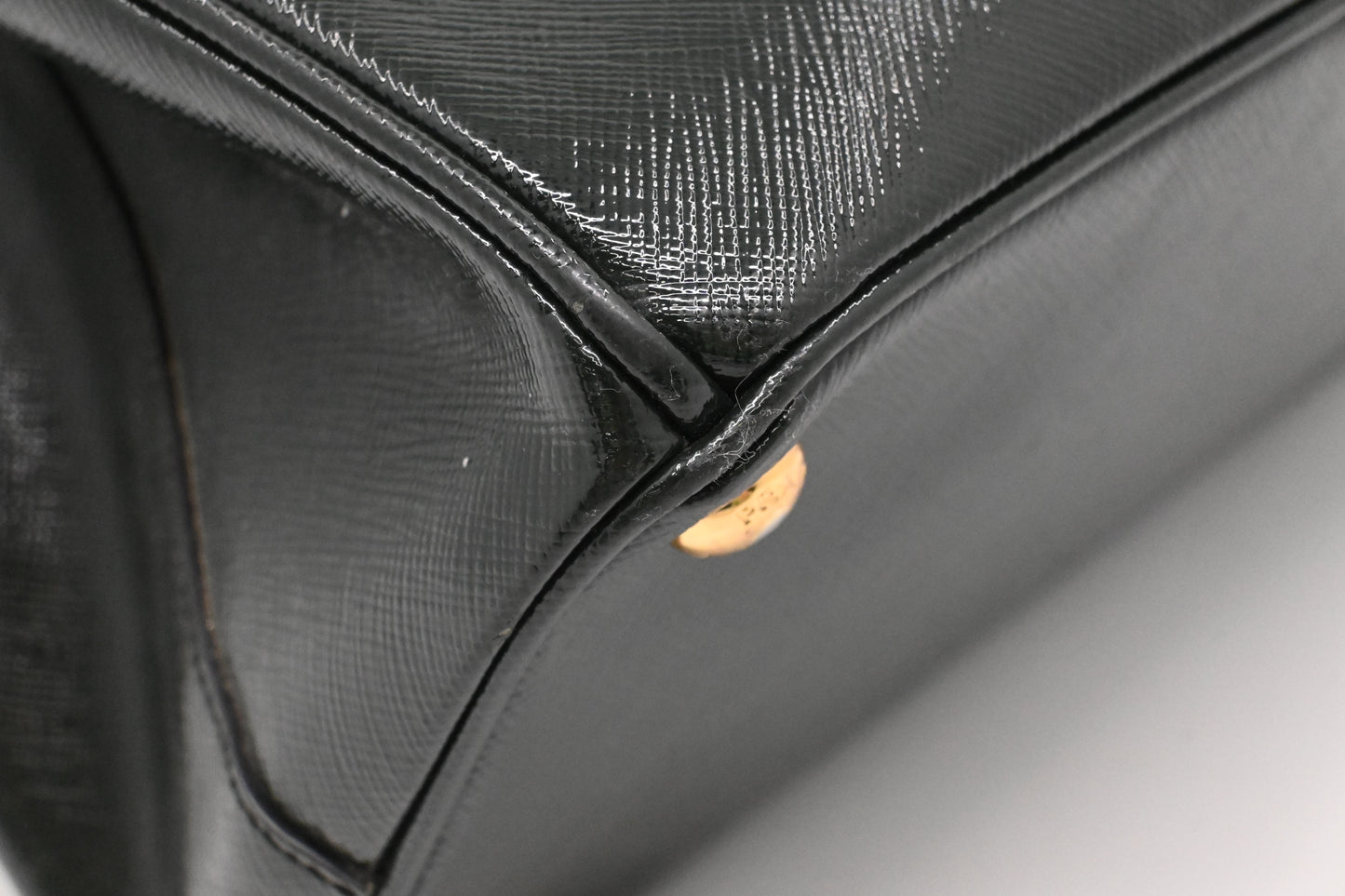 Prada Large Galleria in Dark Green Saffiano Leather