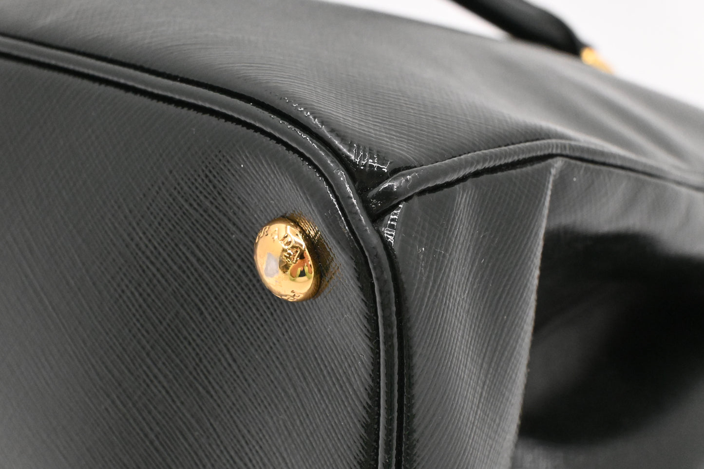 Prada Large Galleria in Dark Green Saffiano Leather