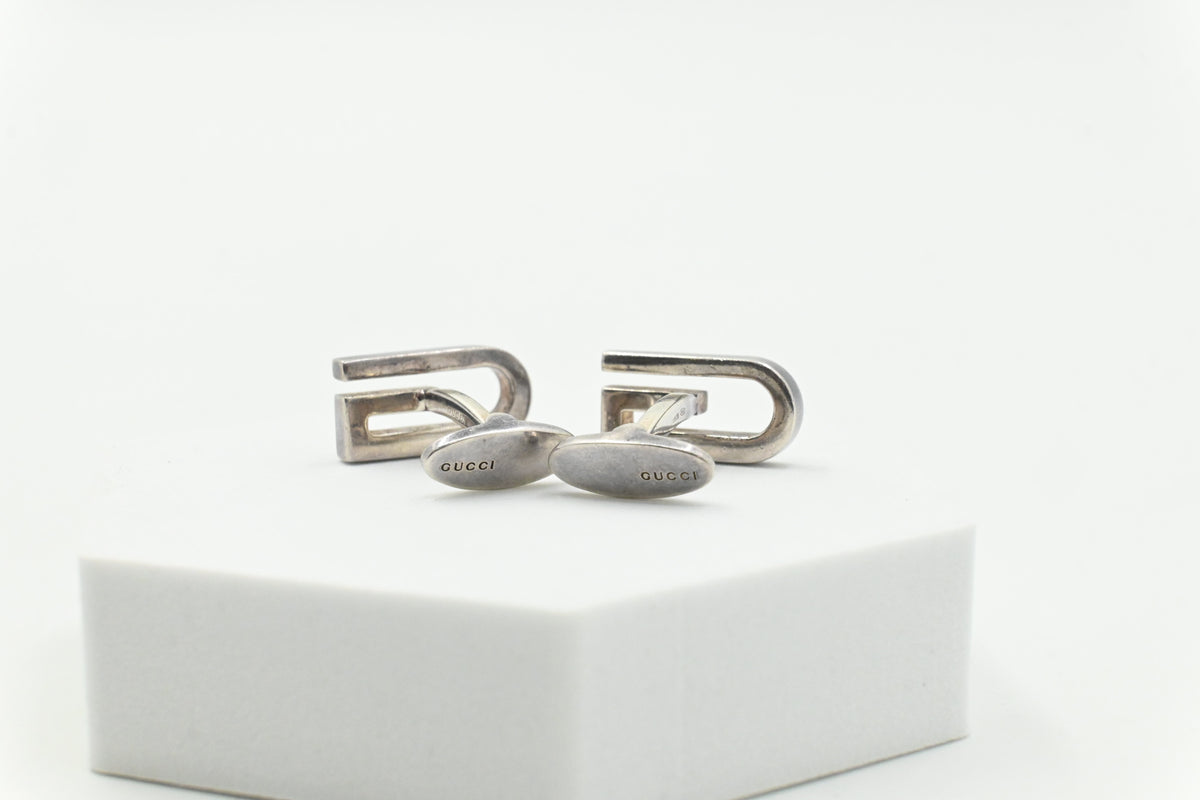Gucci Cufflinks in Sterling Silver