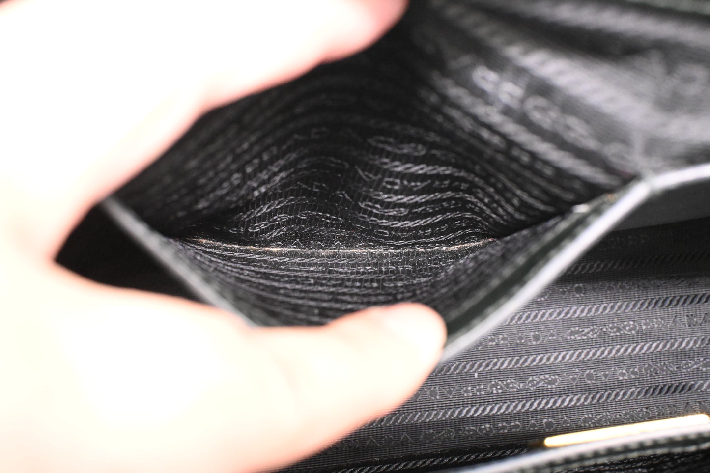 Prada Large Galleria in Dark Green Saffiano Leather