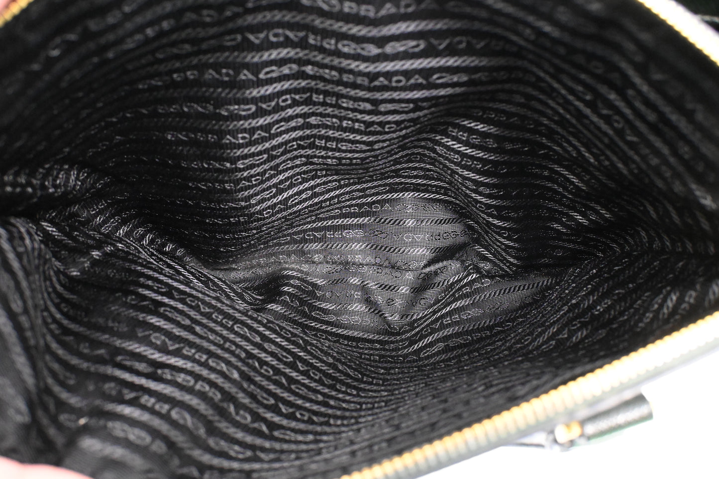 Prada Large Galleria in Dark Green Saffiano Leather