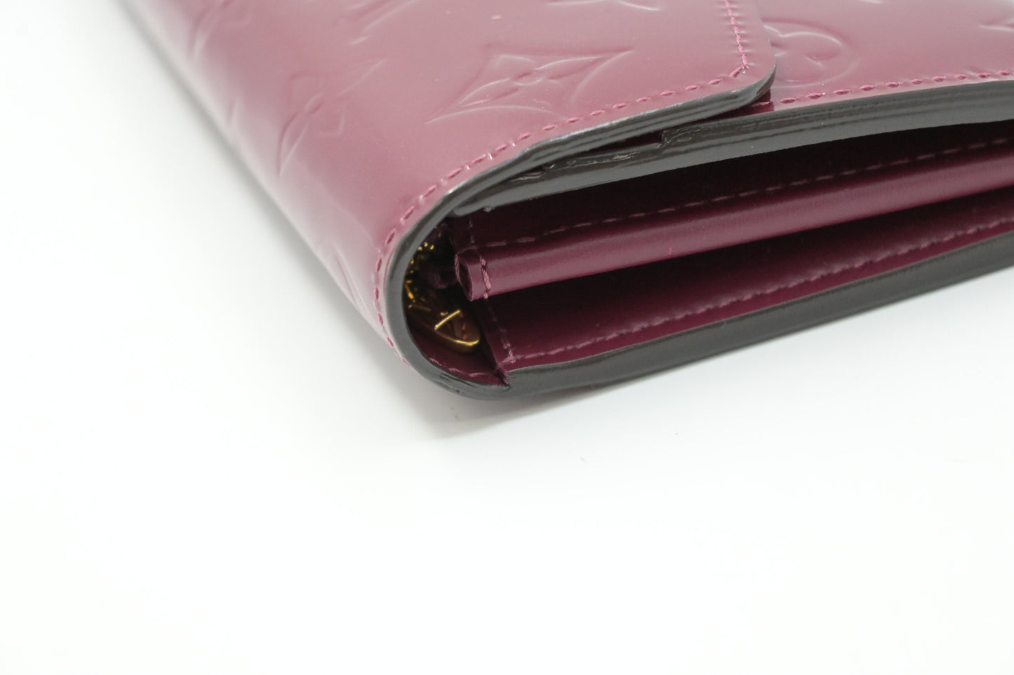 Louis Vuitton Sarah Wallet in Indian Rose Vernis Leather