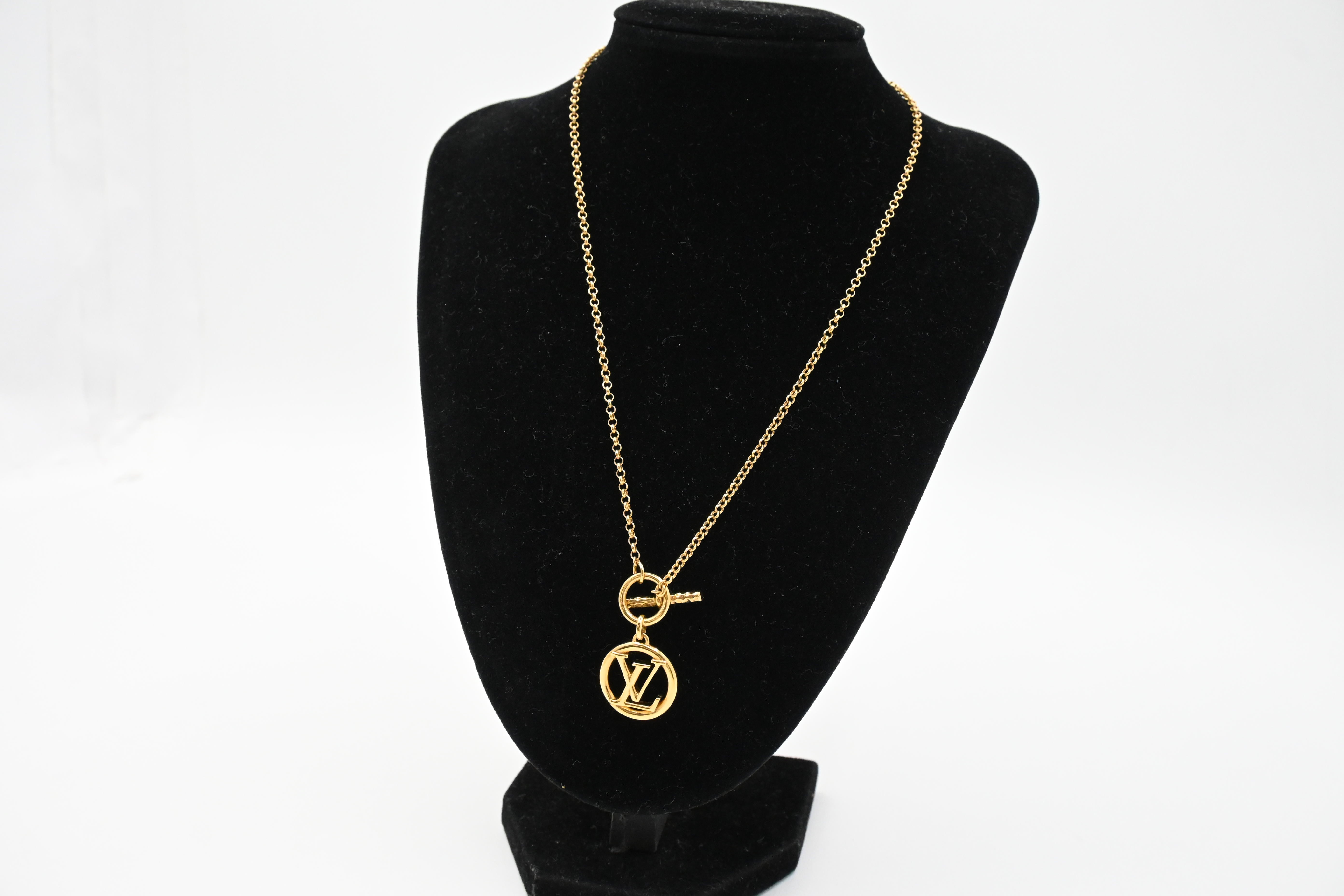 Louis Vuitton Baby Louise Toggle Necklace – Weekly Lux Drop