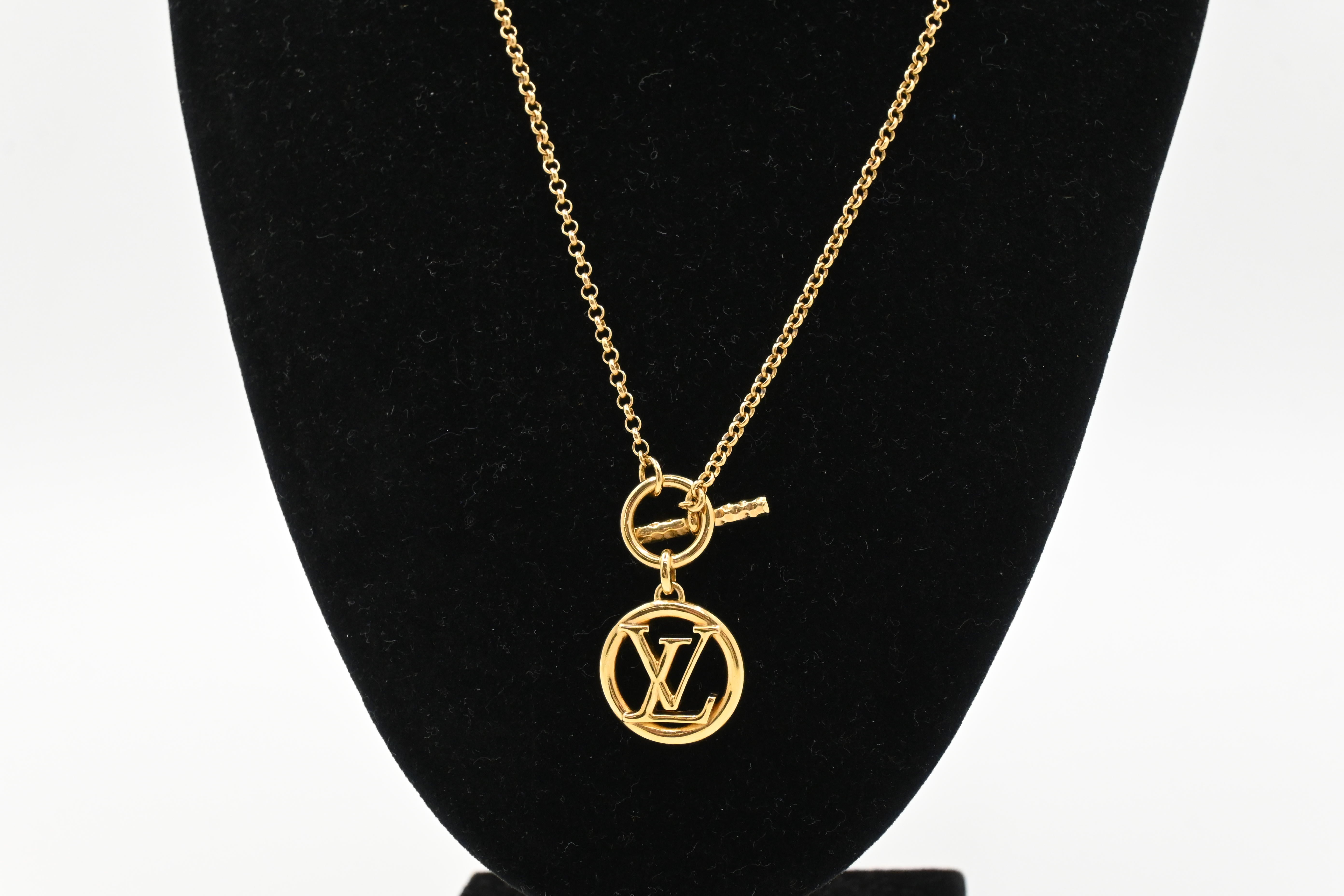Louis Vuitton Baby Louise Toggle Necklace – Weekly Lux Drop