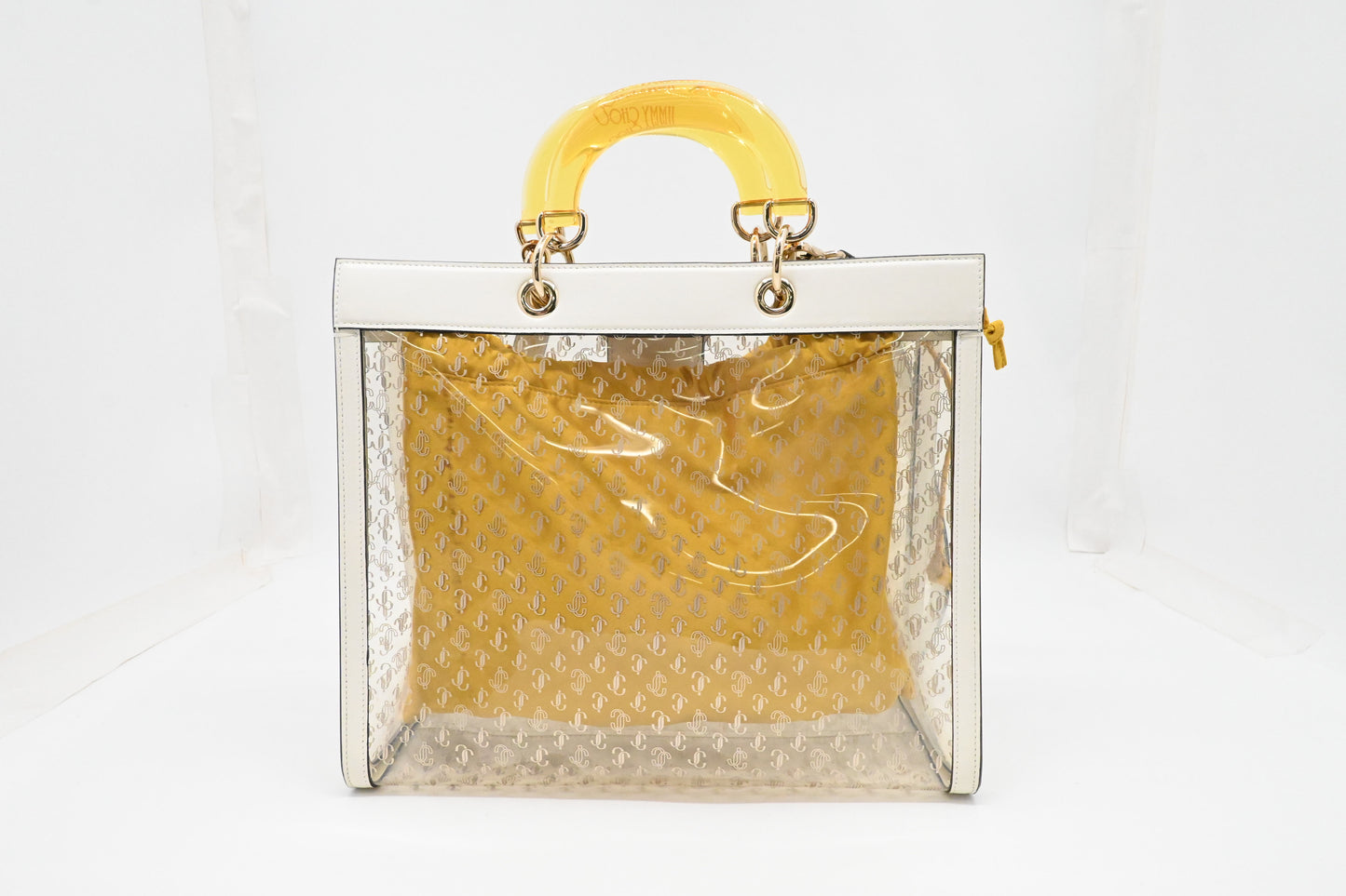 Jimmy Choo Two Way Bag in Clear Vinyl