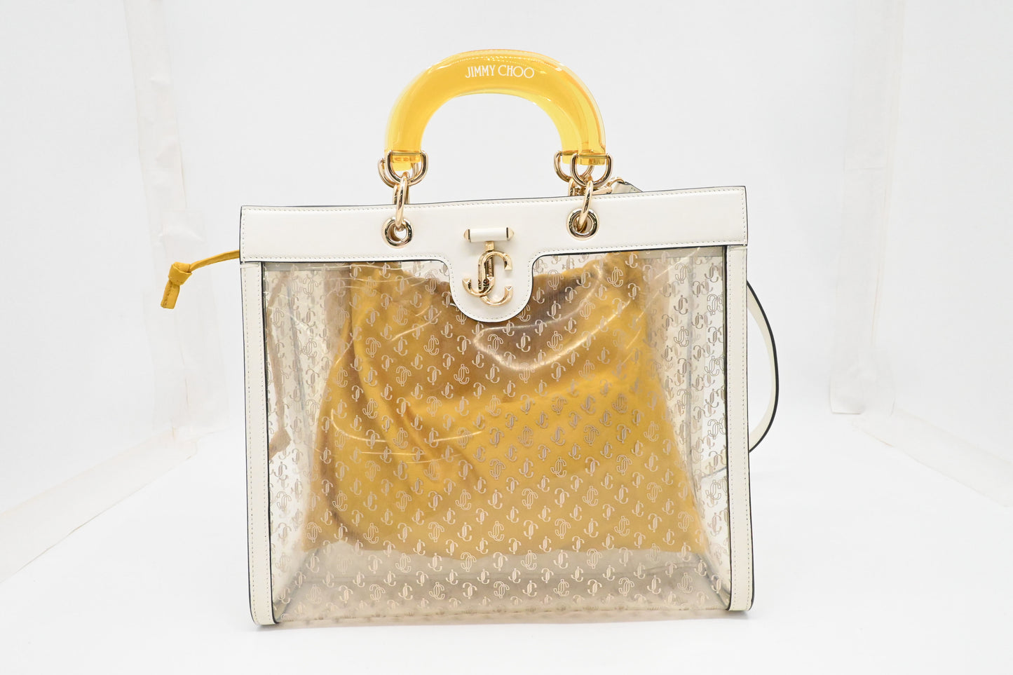 Jimmy Choo Two Way Bag in Clear Vinyl
