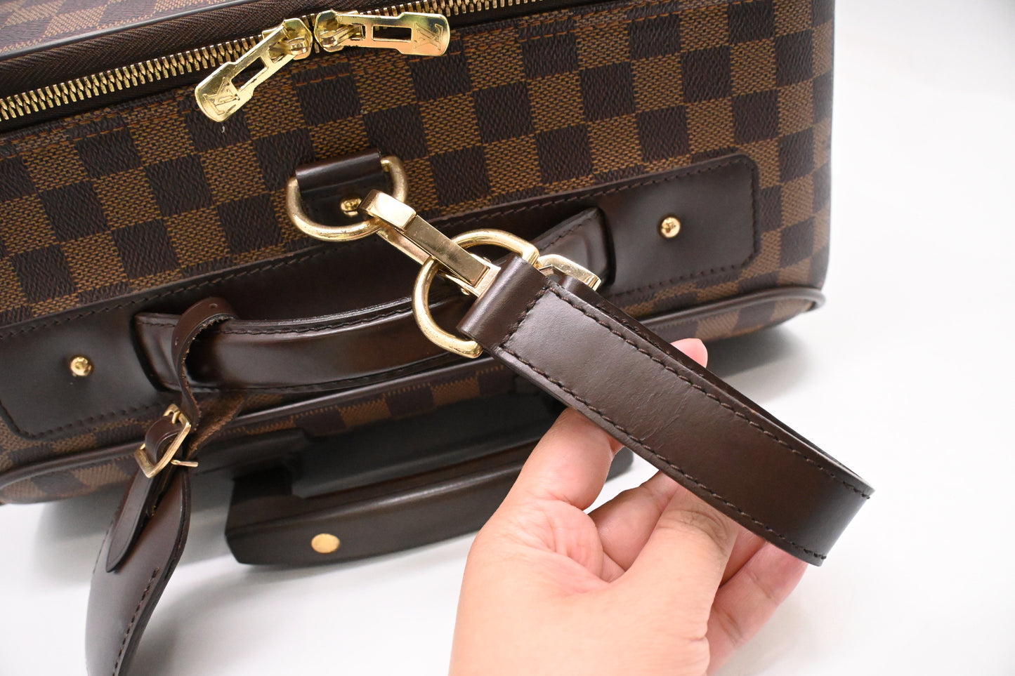 Louis Vuitton Pegase 55 in Damier Ebene Canvas