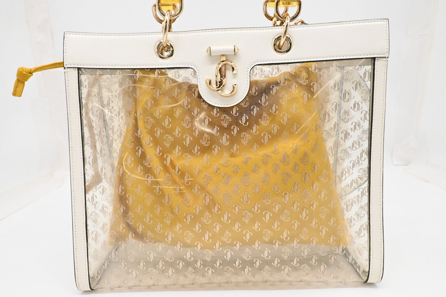 Jimmy Choo Two Way Bag in Clear Vinyl