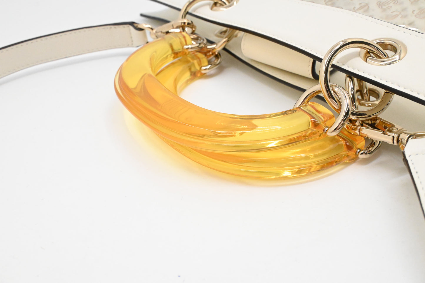 Jimmy Choo Two Way Bag in Clear Vinyl