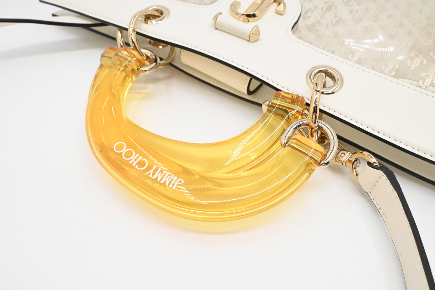 Jimmy Choo Two Way Bag in Clear Vinyl