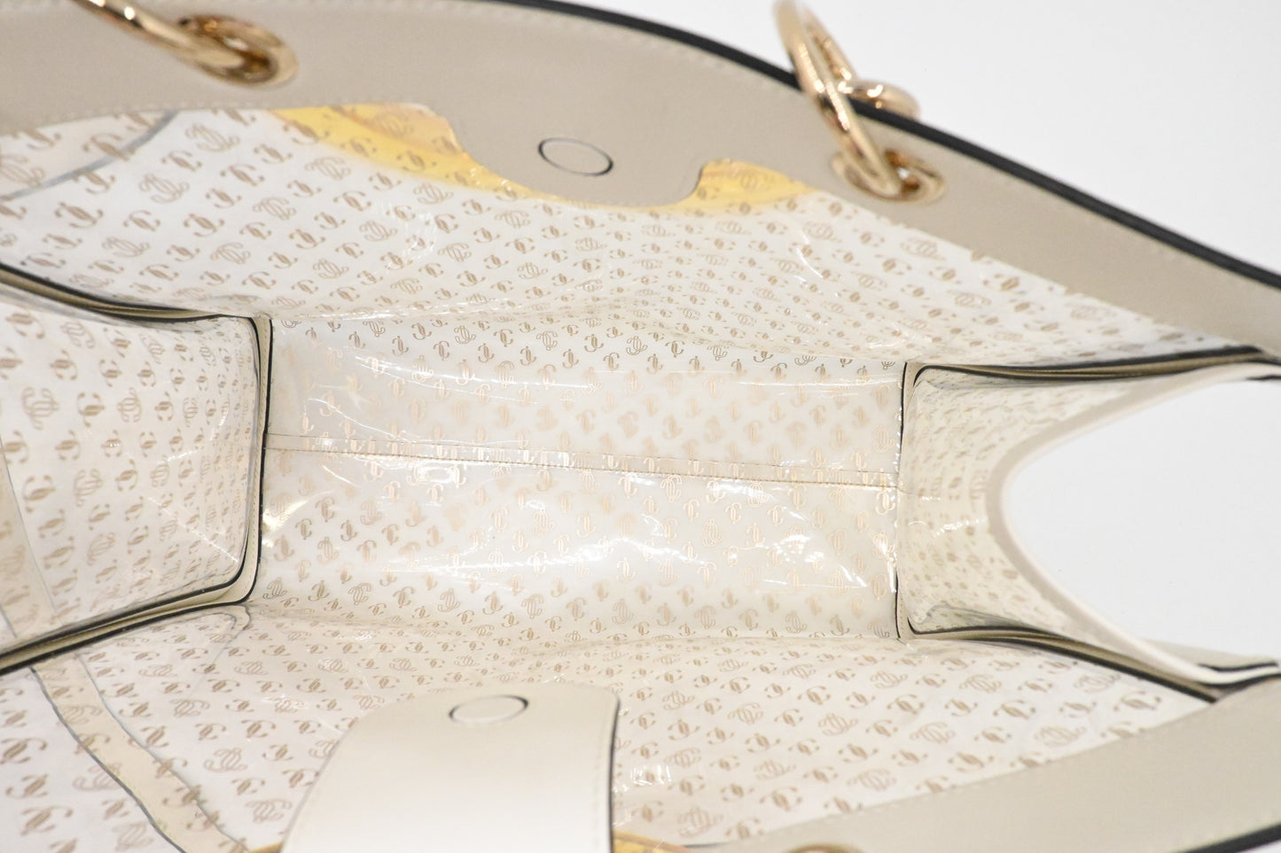 Jimmy Choo Two Way Bag in Clear Vinyl
