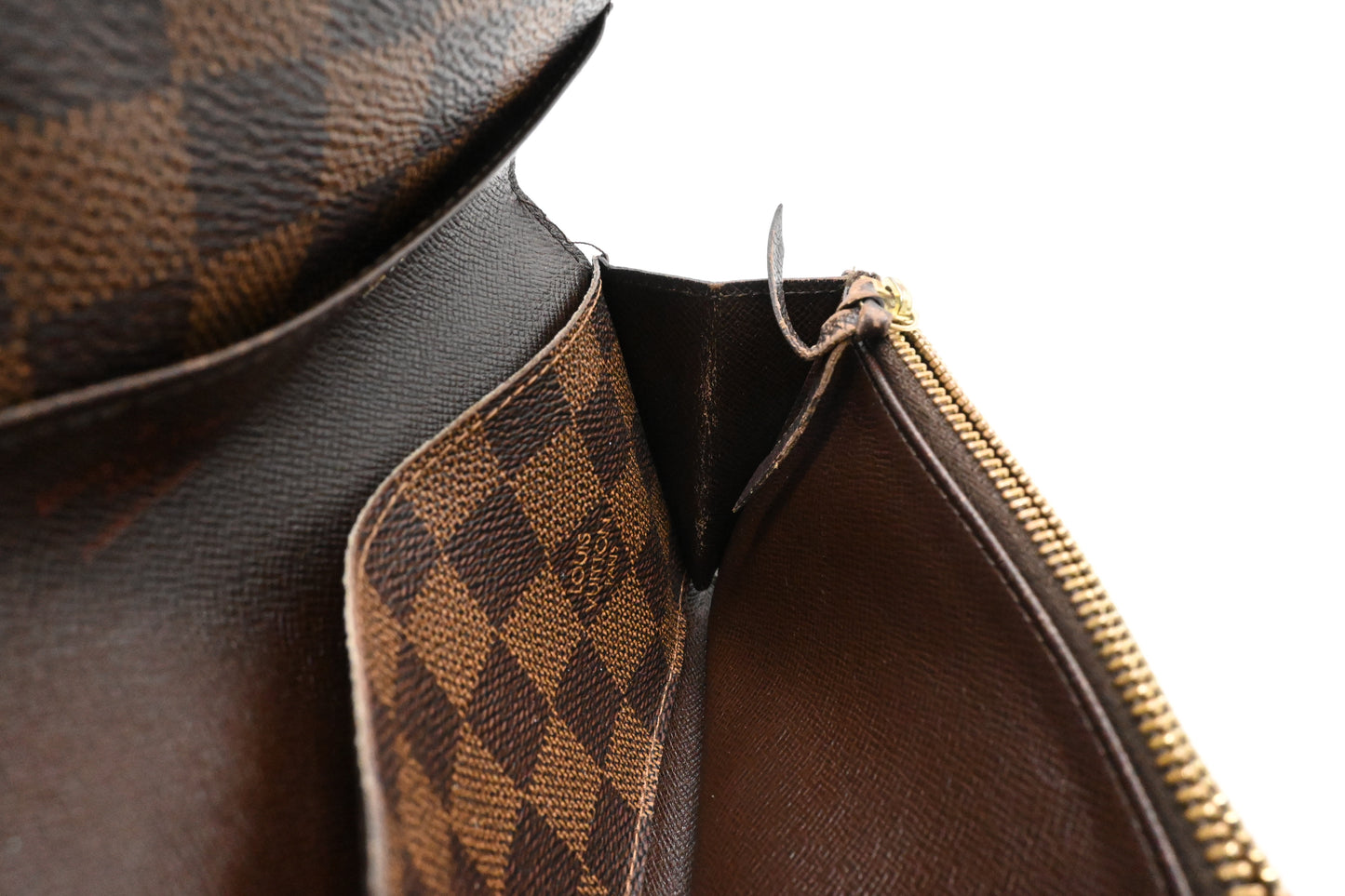 Louis Vuitton Emilie Wallet in Damier Ebene Canvas