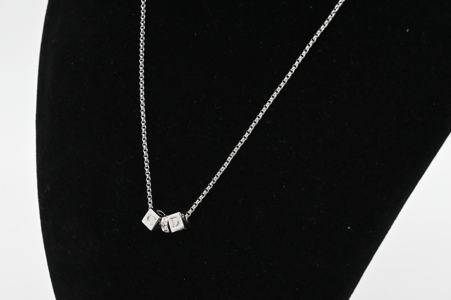 Dior CD Cube Necklace