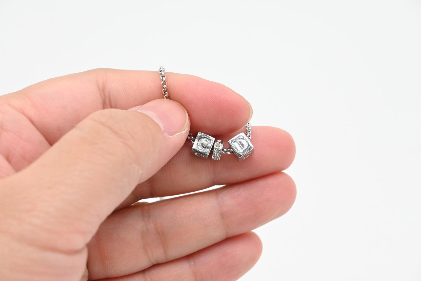 Dior CD Cube Necklace